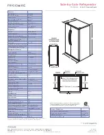 Предварительный просмотр 2 страницы Frigidaire FFHS2612LS Product Specifications