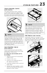 Preview for 23 page of Frigidaire FFHT1814VB Use & Care Manual