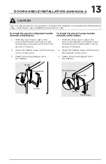 Предварительный просмотр 13 страницы Frigidaire FFHT1814WB Use & Care Manual