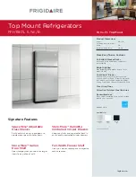 Предварительный просмотр 1 страницы Frigidaire FFHT1817L S Specfications