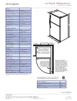 Предварительный просмотр 2 страницы Frigidaire FFHT2117L S Specification & Installation Instructions