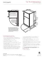 Предварительный просмотр 3 страницы Frigidaire FFHT2117L S Specification & Installation Instructions