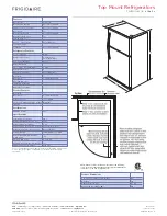 Предварительный просмотр 2 страницы Frigidaire FFHT2117L W Specification Sheet