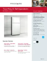 Frigidaire FFHT2117LB Product Specifications предпросмотр