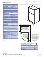 Предварительный просмотр 2 страницы Frigidaire FFHT2142LK Specifications