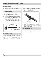 Preview for 54 page of Frigidaire FFLE2022MW Installation Manual