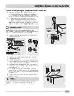 Preview for 59 page of Frigidaire FFLE2022MW Installation Manual