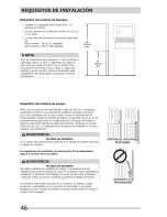 Предварительный просмотр 46 страницы Frigidaire FFLG2022MW3 Installation Manual