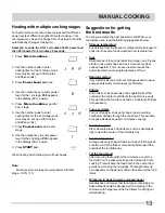 Preview for 13 page of Frigidaire FFMV152CL W Use & Care Manual