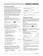 Preview for 17 page of Frigidaire FFMV152CL W Use & Care Manual