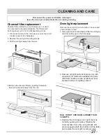 Preview for 27 page of Frigidaire FFMV152CL W Use & Care Manual