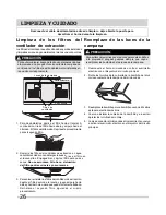 Предварительный просмотр 26 страницы Frigidaire FFMV152CLB (Spanish) Uso Y Cuidado