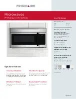 Frigidaire FFMV162L B Product Specifications предпросмотр