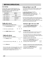 Preview for 10 page of Frigidaire FFMV1745TS Use & Care Manual