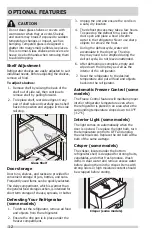 Preview for 12 page of Frigidaire FFPA3322UM Use & Care Manual