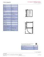 Предварительный просмотр 2 страницы Frigidaire FFPH45F4LM Specification