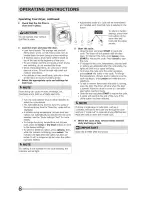 Preview for 8 page of Frigidaire FFQE5000QW0 Use & Care Manual