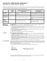 Preview for 2 page of Frigidaire FFRA102WA1 Use & Care Manual