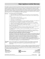 Предварительный просмотр 13 страницы Frigidaire FFRA2922Q20 Use & Care Manual