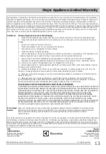 Preview for 13 page of Frigidaire FFRE0633S14 Use & Care Manual