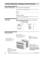 Предварительный просмотр 4 страницы Frigidaire FFRE06W3Q10 Use & Care Manual