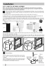 Предварительный просмотр 2 страницы Frigidaire FFRE0833S1 Installation Instructions