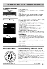 Preview for 11 page of Frigidaire FFRE1533Q1 Use & Care Manual