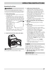 Preview for 7 page of Frigidaire FFRE4120S Use & Care Manual