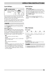 Preview for 9 page of Frigidaire FFRE4120S Use & Care Manual