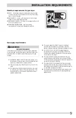 Предварительный просмотр 5 страницы Frigidaire FFRG1001PW Installation Manual