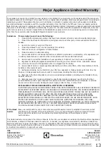 Preview for 13 page of Frigidaire FFRH1222R2 Use & Care Manual