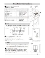 Предварительный просмотр 3 страницы Frigidaire FFRS0833Q1 Installation Instructions Manual