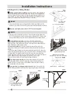 Предварительный просмотр 4 страницы Frigidaire FFRS0833Q1 Installation Instructions Manual