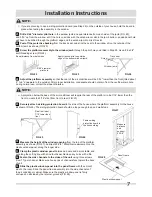 Предварительный просмотр 7 страницы Frigidaire FFRS0833Q1 Installation Instructions Manual