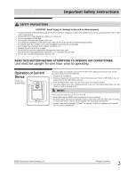 Preview for 3 page of Frigidaire FFRS08C3Q10 Use & Care Manual