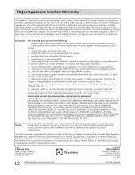 Preview for 12 page of Frigidaire FFRS08C3Q10 Use & Care Manual