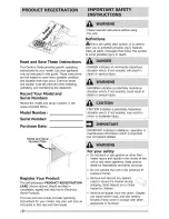 Preview for 2 page of Frigidaire FFRU17B2QWA Use & Care Manual