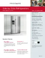 Предварительный просмотр 1 страницы Frigidaire FFSC2323L P Product Specifications