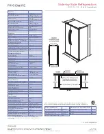 Предварительный просмотр 2 страницы Frigidaire FFSC2323L P Product Specifications