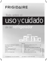 Предварительный просмотр 1 страницы Frigidaire FFSC2323L P (Spanish) Uso Y Cuidado