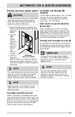 Предварительный просмотр 17 страницы Frigidaire FFSC2323TS Use & Care Manual