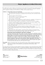 Preview for 13 page of Frigidaire FFTA1233U1 Use & Care Manual