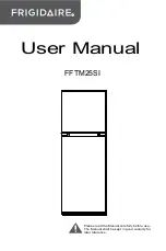 Frigidaire FFTM25SI User Manual предпросмотр