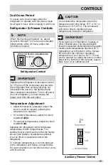 Предварительный просмотр 15 страницы Frigidaire FFTR1514RB Use & Care Manual