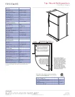 Preview for 2 page of Frigidaire FFTR1715L Specifications