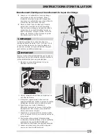 Предварительный просмотр 19 страницы Frigidaire FFTW1001P Important Safety Instructions Manual