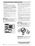 Preview for 4 page of Frigidaire FFTW4120SW Use & Care Manual