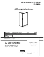 Frigidaire FFU09C2CW Factory Parts Catalog предпросмотр