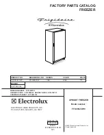 Frigidaire FFU09C2CW0 Factory Parts Catalog preview