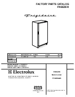 Frigidaire FFU09M2AW Factory Parts Catalog preview